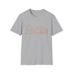 Bigfoot Pulling Camper T-Shirt