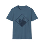 Bigfoot on Mountain Cross T-Shirt