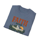 Faith Over Fear Rugged Mountain T-Shirt