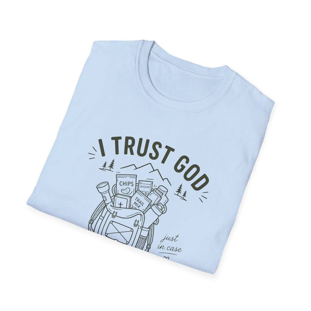 I Trust God But I Overpacked T-Shirt