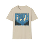 Faith Can Move Mountains Block T-Shirt