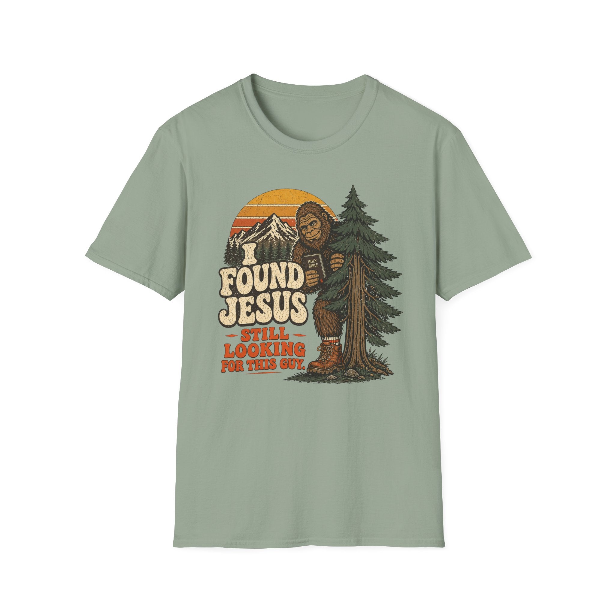 I Found Jesus Bigfoot T-Shirt