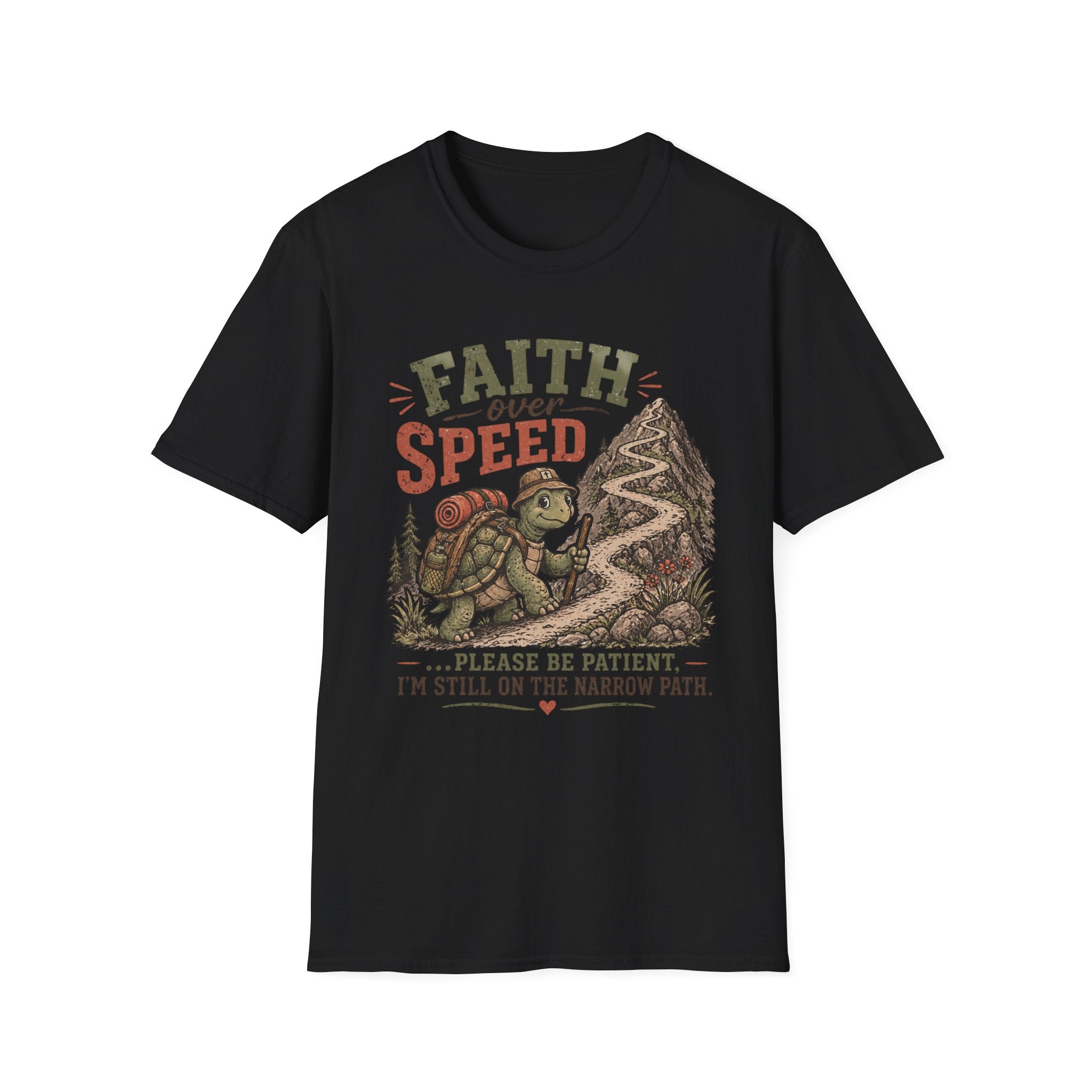 Faith Over Speed Turtle T-Shirt