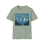 Faith Can Move Mountains Block T-Shirt