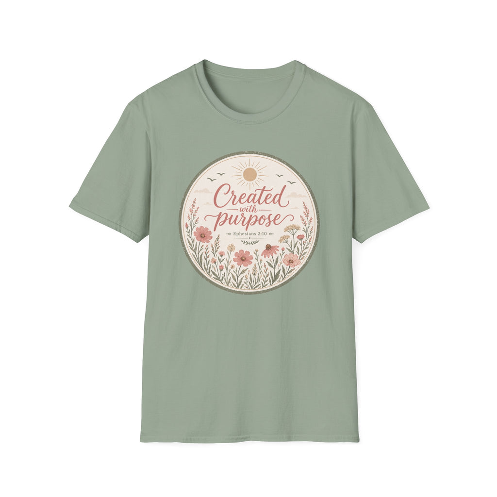 Created with Purpose Badge T-Shirt
