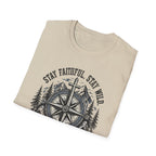 Stay Faithful Stay Wild Compass T-Shirt