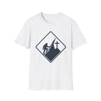 Bigfoot on Mountain Cross T-Shirt