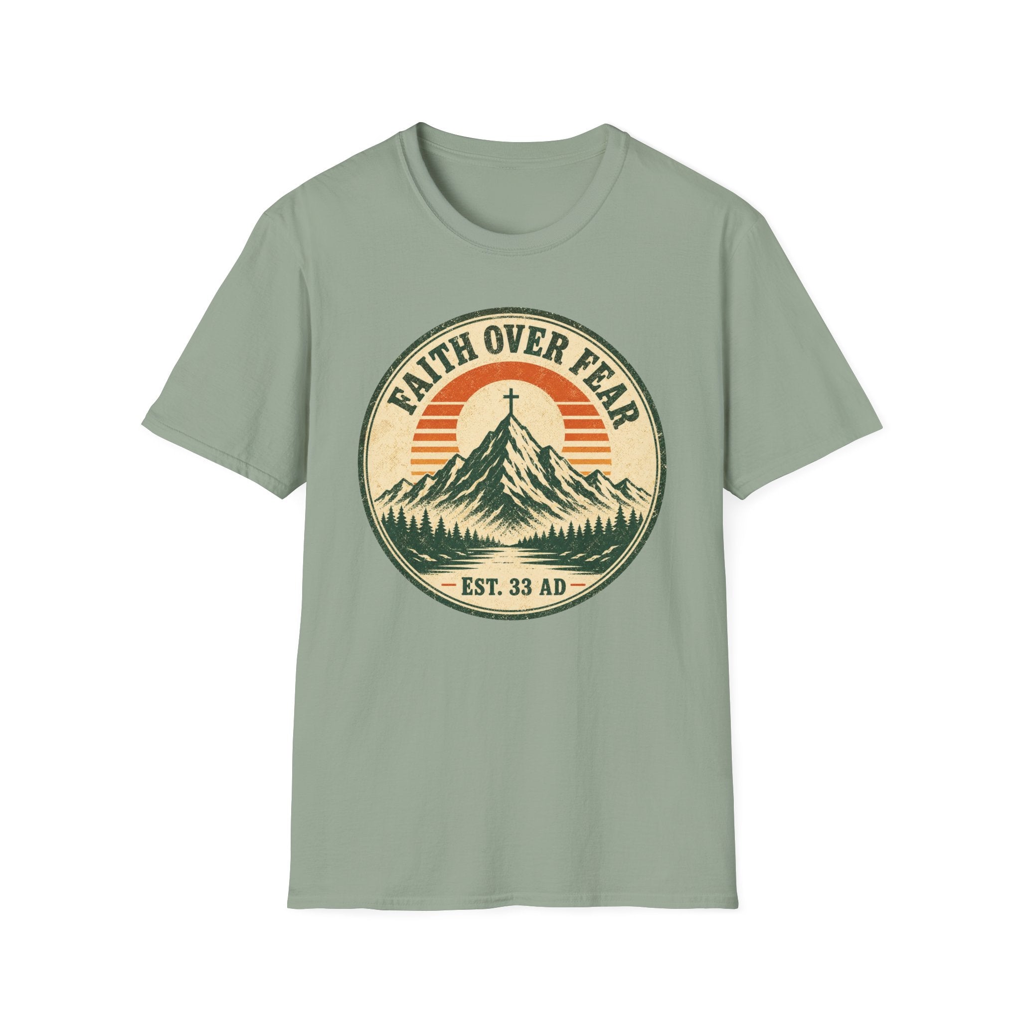 Faith Over Fear Est 33 AD T-Shirt
