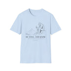 Bigfoot Be Still Holding Cross T-Shirt