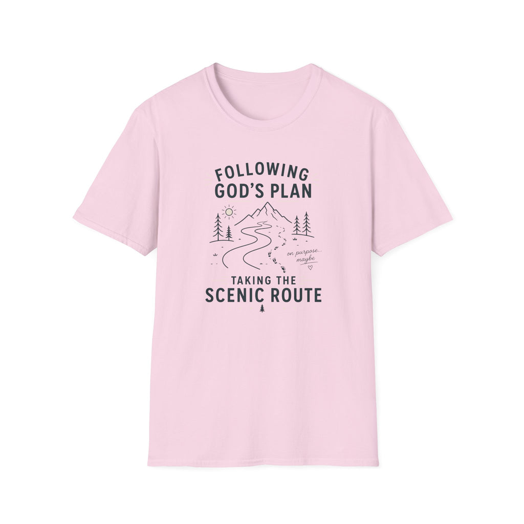 Following Gods Plan Scenic Route T-Shirt