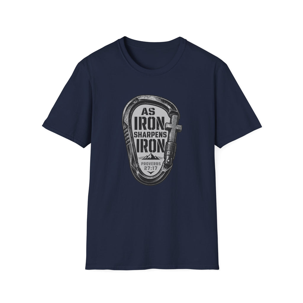 As Iron Sharpens Iron Carabiner T-Shirt