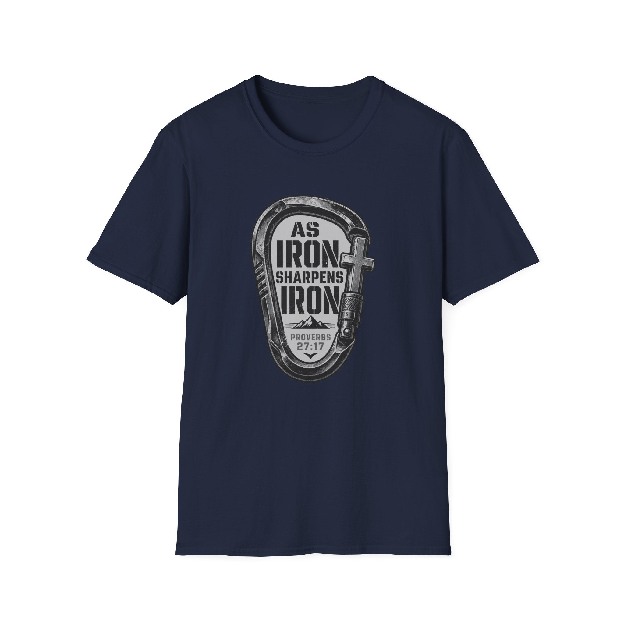 As Iron Sharpens Iron Carabiner T-Shirt