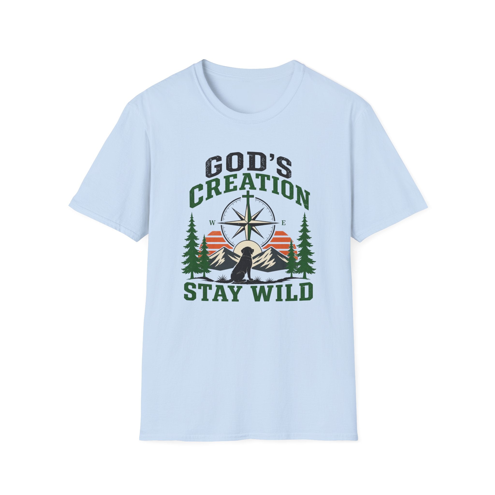 Gods Creation with Dog Compass T-Shirt