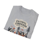 Faithful Companion Dog in Hammock T-Shirt
