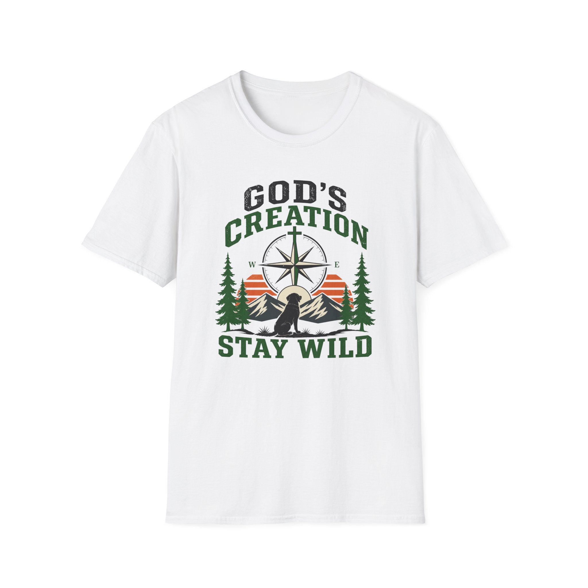Gods Creation with Dog Compass T-Shirt