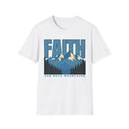 Faith Can Move Mountains Block T-Shirt