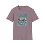 Whale Faith Over The Waves T-Shirt