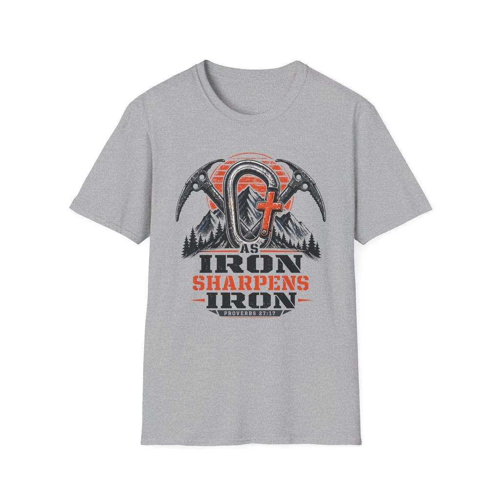 Iron Sharpens Iron Mountain Carabiner T-Shirt