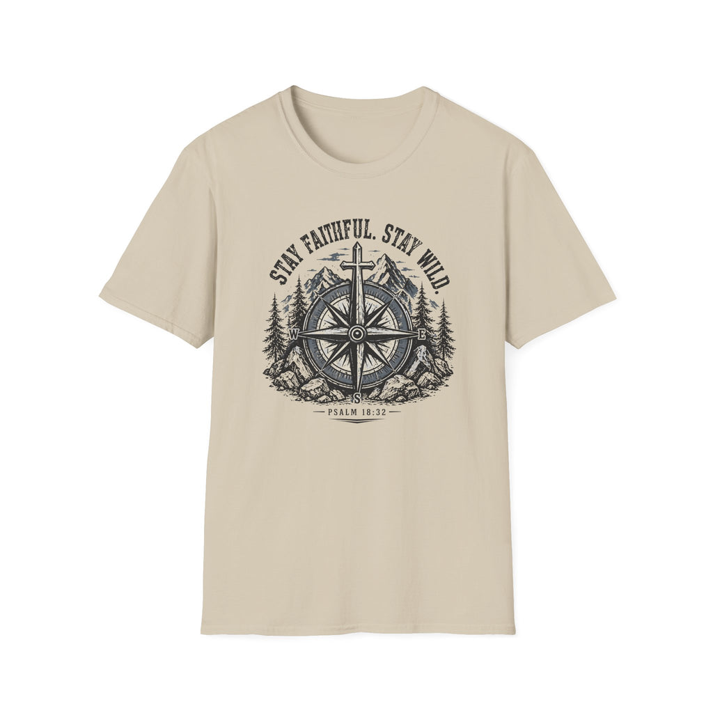 Stay Faithful Stay Wild Compass T-Shirt