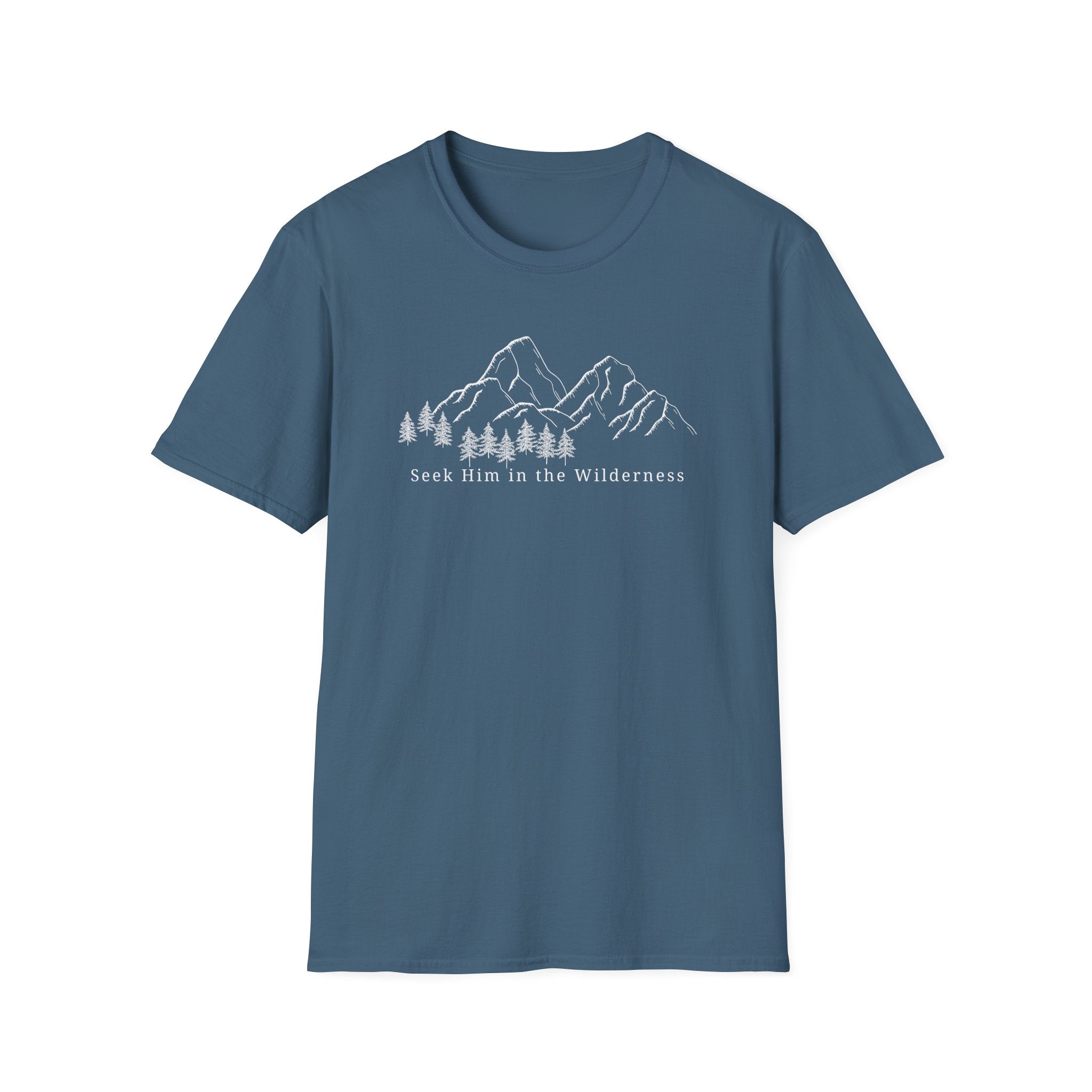 Seek Him In The Wilderness White T-Shirt