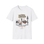 Faithful Companion Dog in Hammock T-Shirt