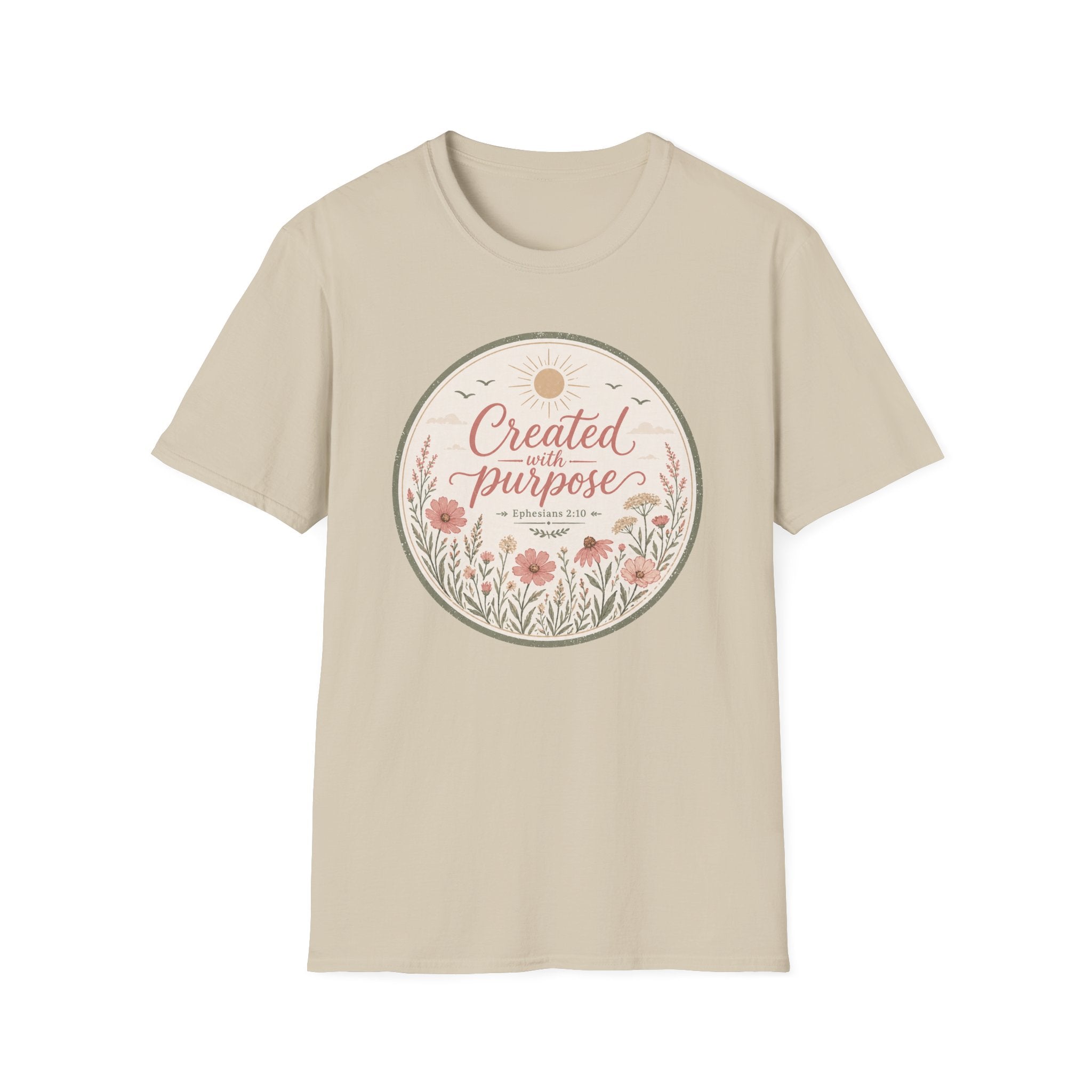 Created with Purpose Badge T-Shirt