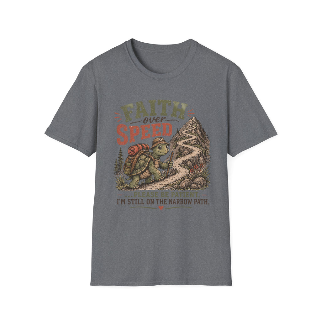 Faith Over Speed Turtle T-Shirt