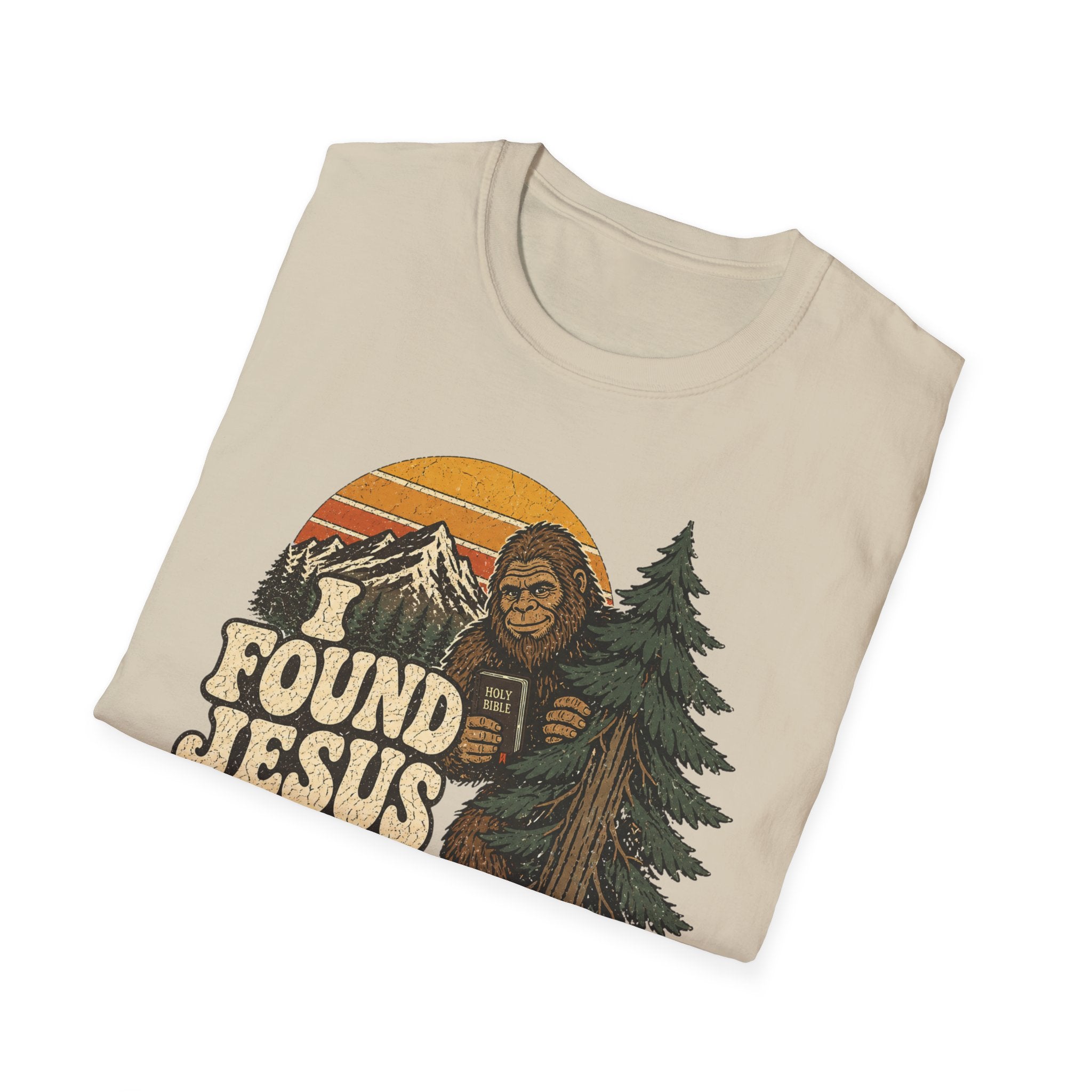 I Found Jesus Bigfoot T-Shirt