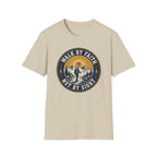 Walk By Faith Not By Sight Round Badge T-Shirt