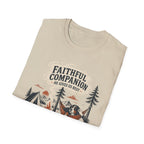 Faithful Companion Dog in Hammock T-Shirt