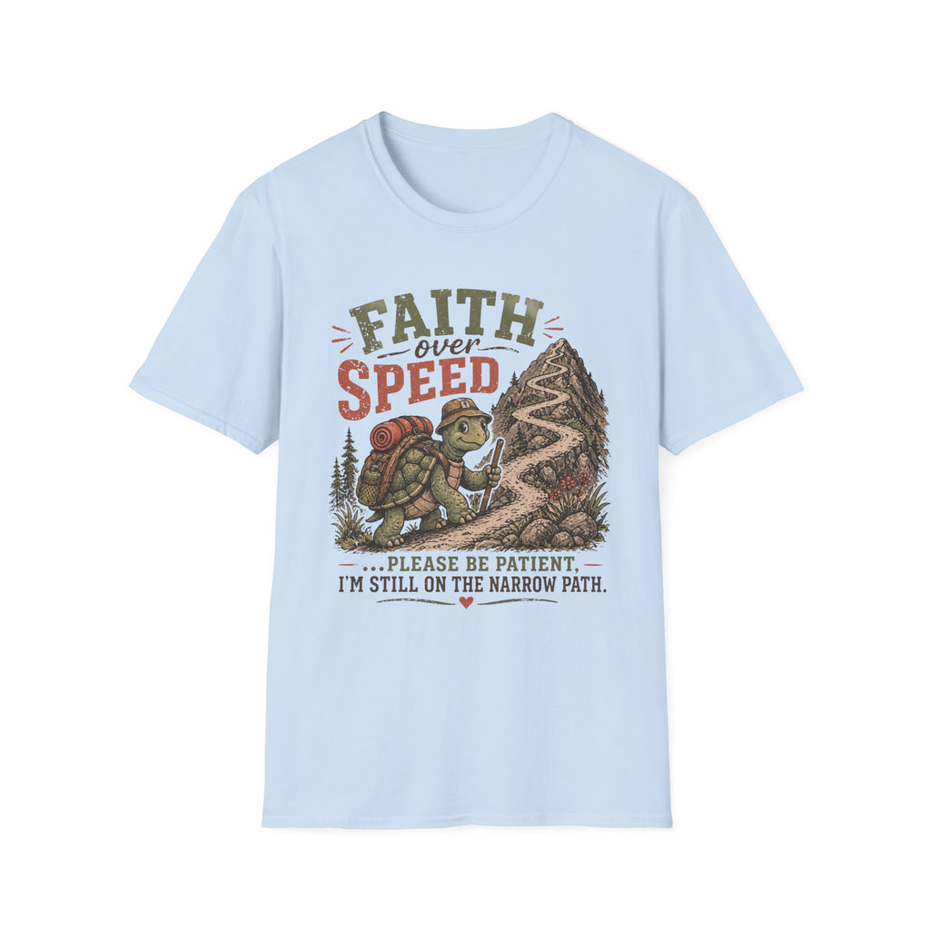 Faith Over Speed Turtle T-Shirt