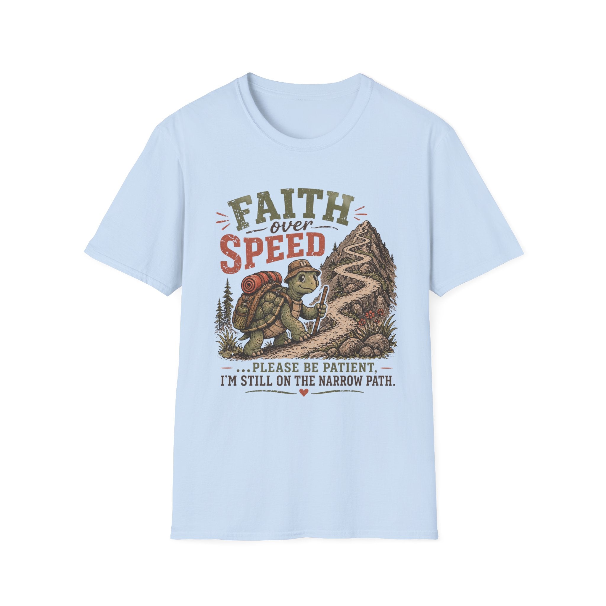 Faith Over Speed Turtle T-Shirt