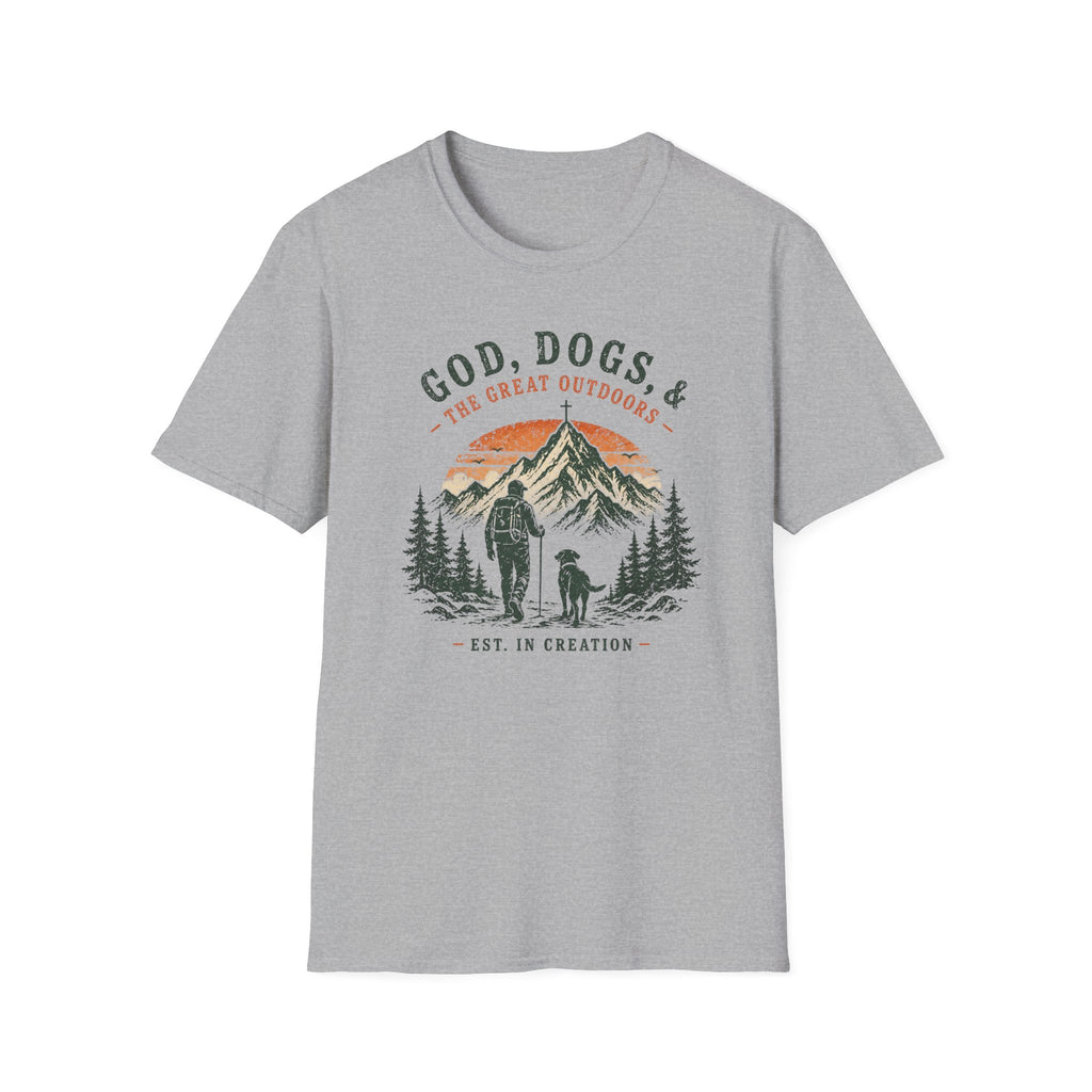 God Dogs and Great Outdoors No Borders T-Shirt