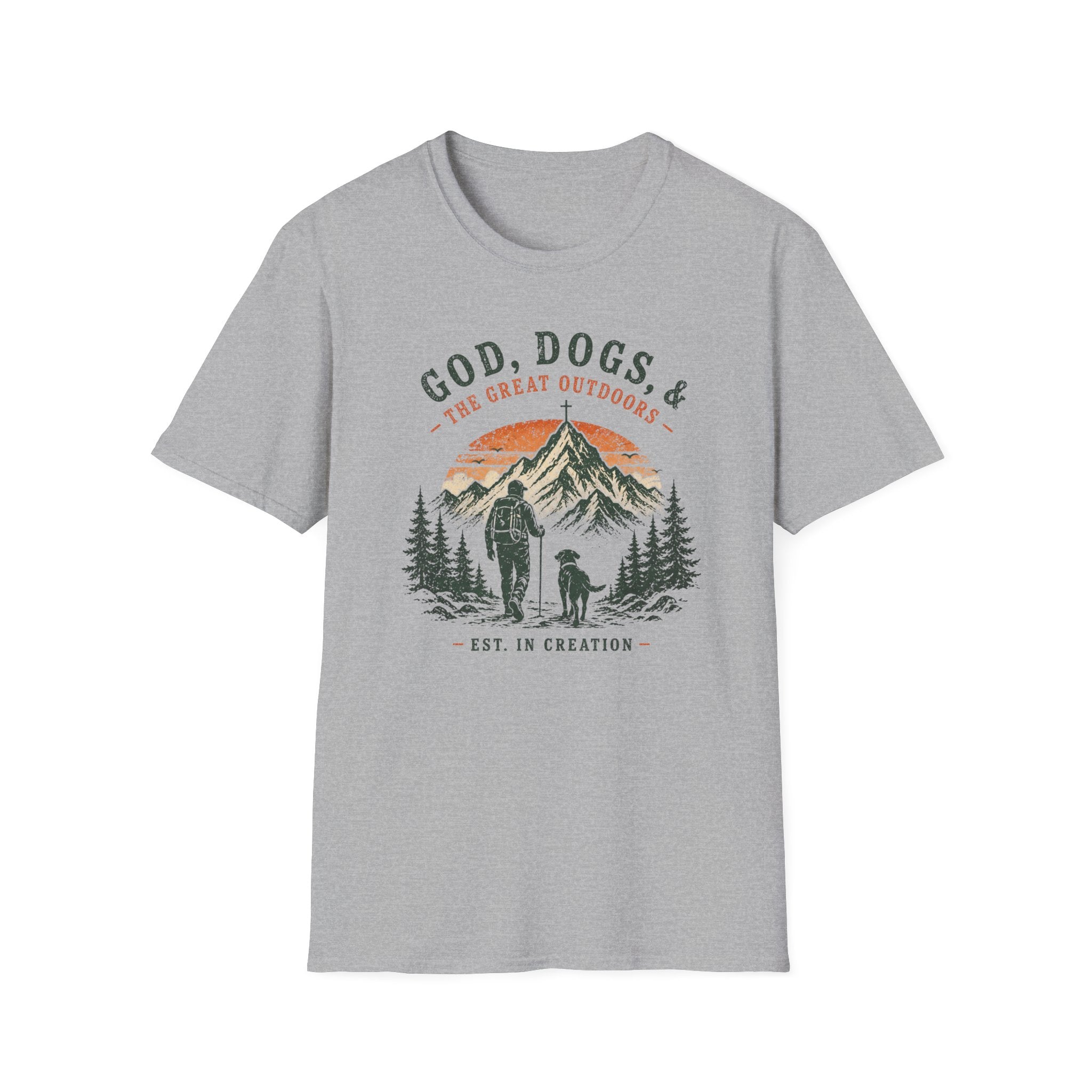 God Dogs and Great Outdoors No Borders T-Shirt