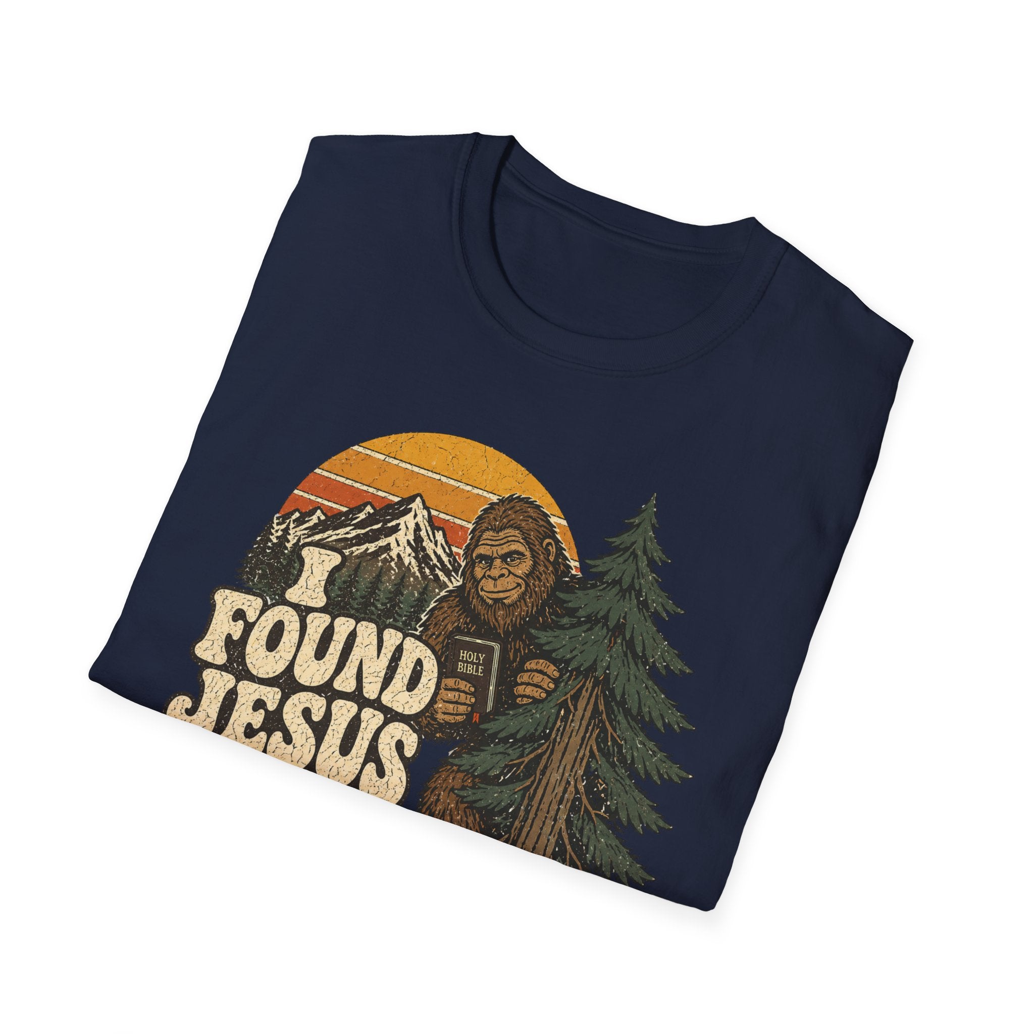 I Found Jesus Bigfoot T-Shirt