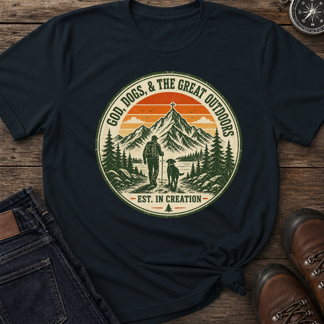 God Dogs Outdoors Badge T-Shirt
