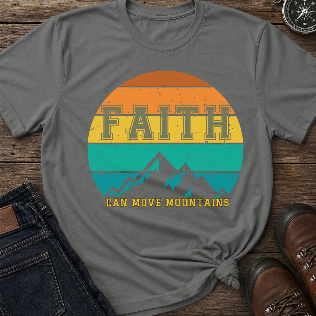 Faith Retro Sunset T-Shirt