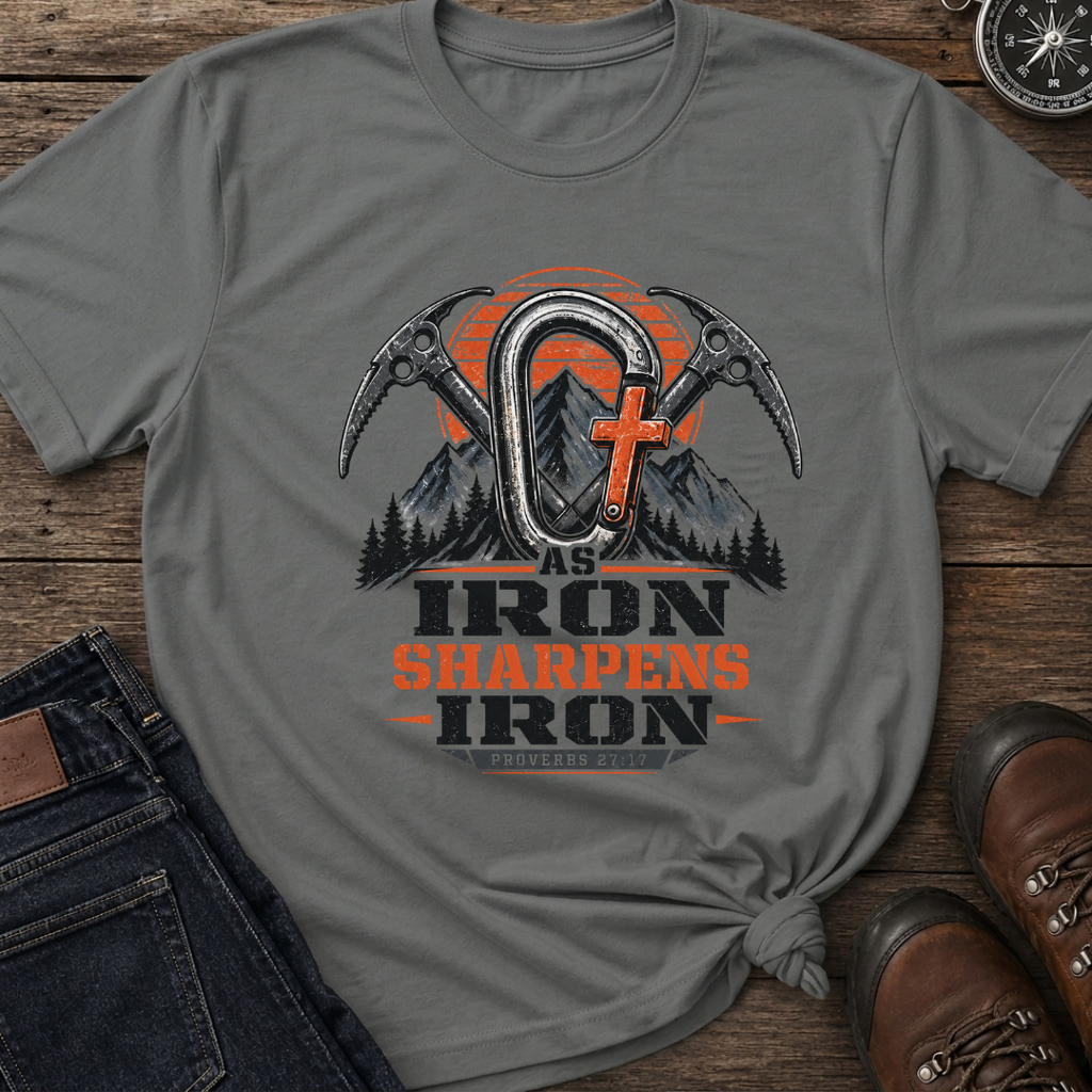 Iron Sharpens Carabiner T-Shirt