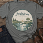 He Leads Me T-Shirt