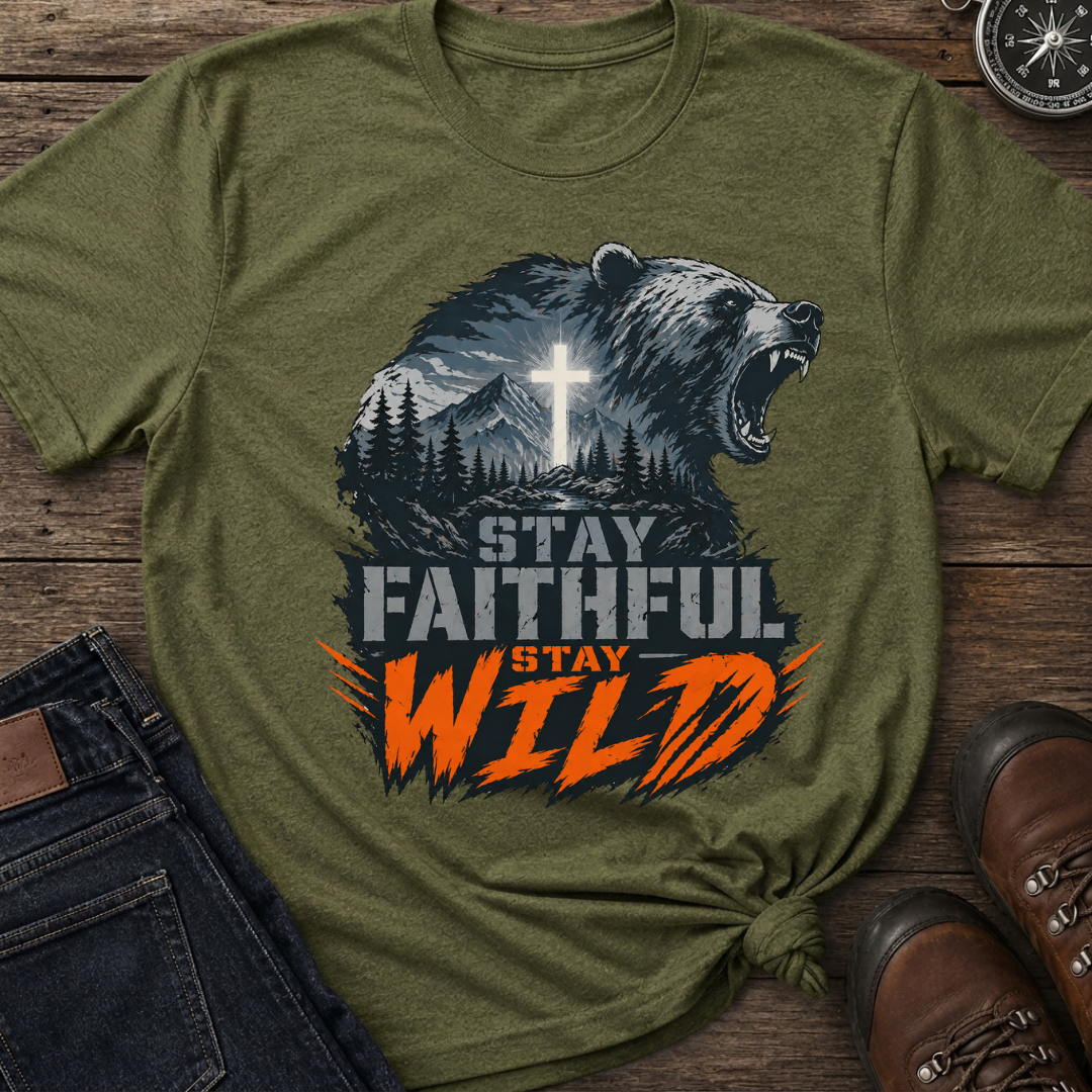 Stay Faithful Stay Bear T-Shirt