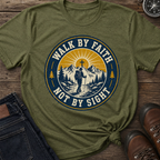 Walk By Faith Badge T-Shirt