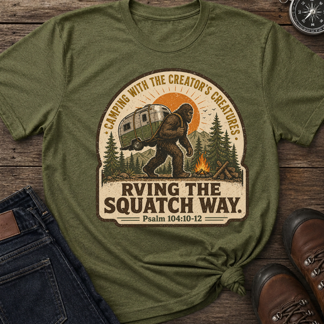 RVing Squatch Way T-Shirt
