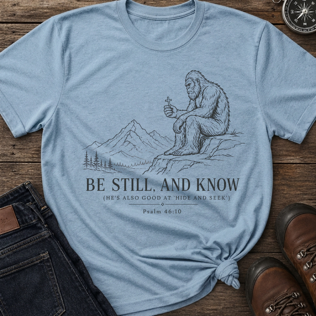 Be Still Bigfoot T-Shirt