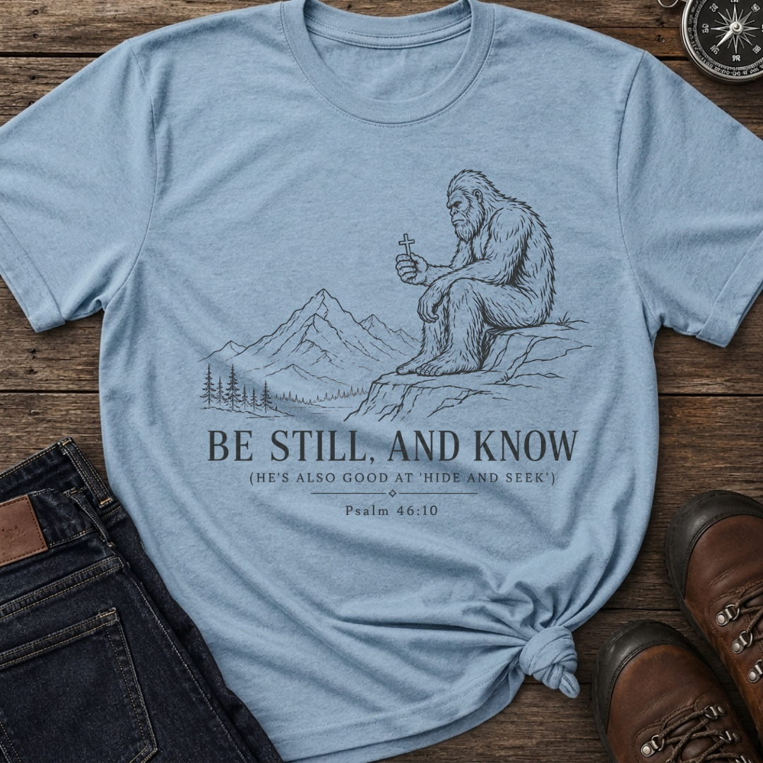 Be Still Bigfoot T-Shirt