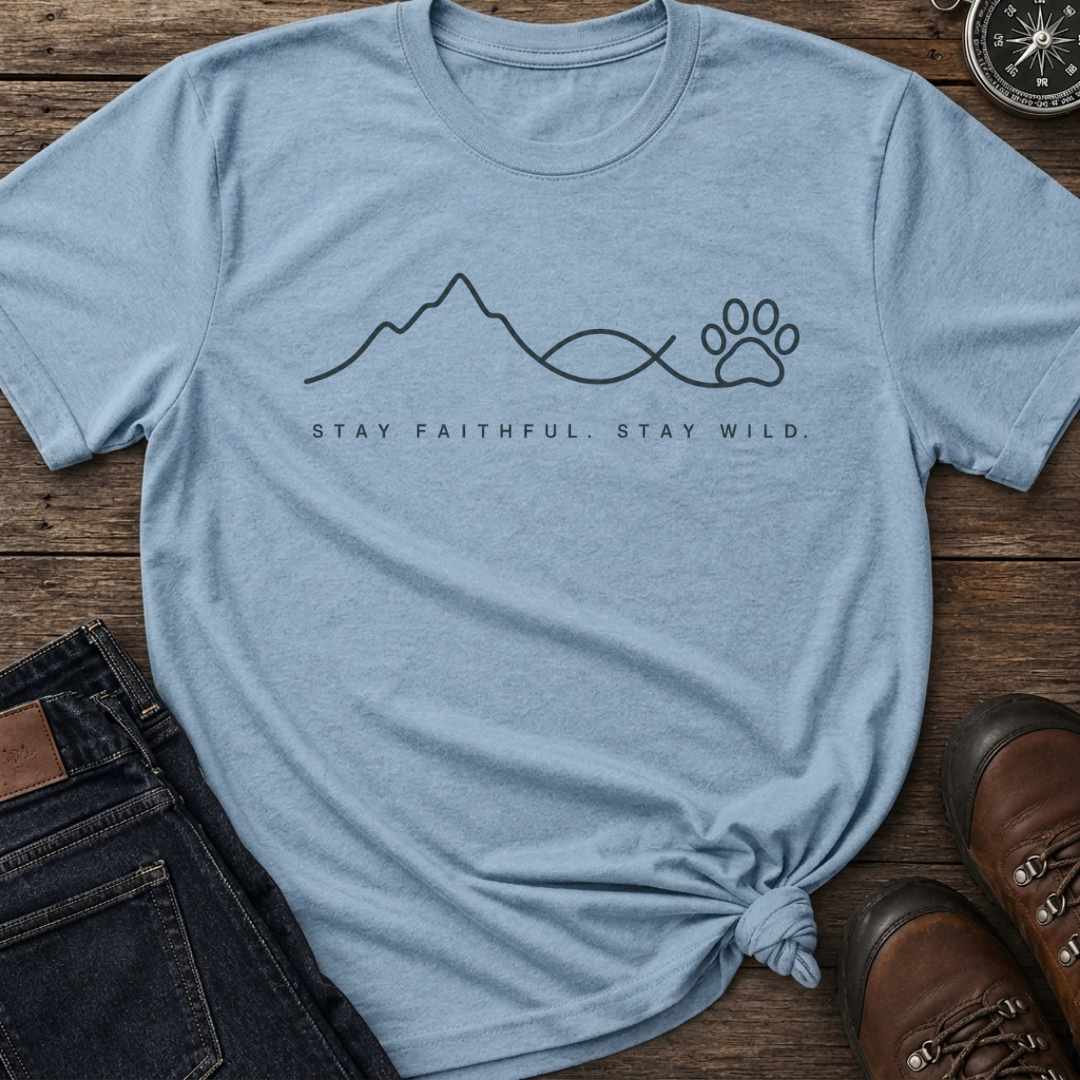 Stay Faithful Wild Paw T-Shirt