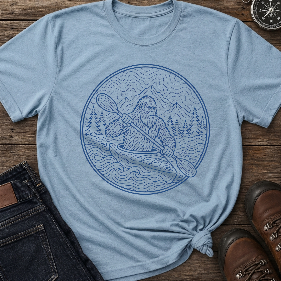 Bigfoot Kayaking T-Shirt