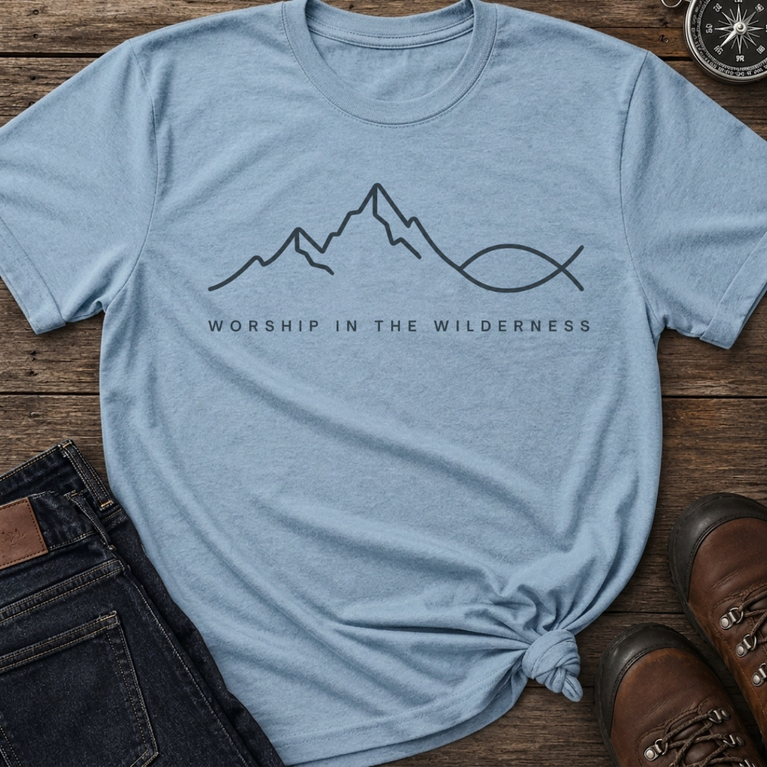 Worship Wilderness Line T-Shirt