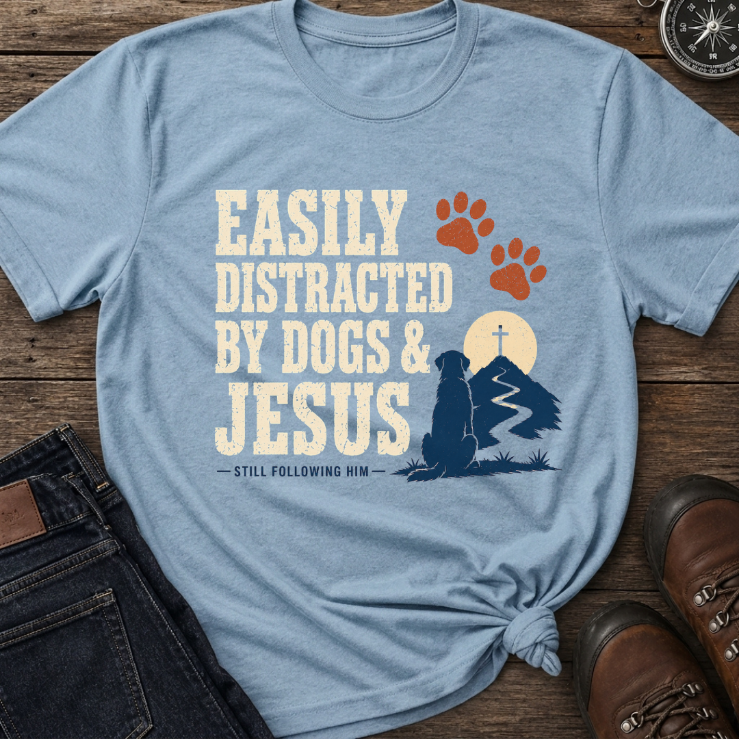 Distracted Dogs & Jesus T-Shirt