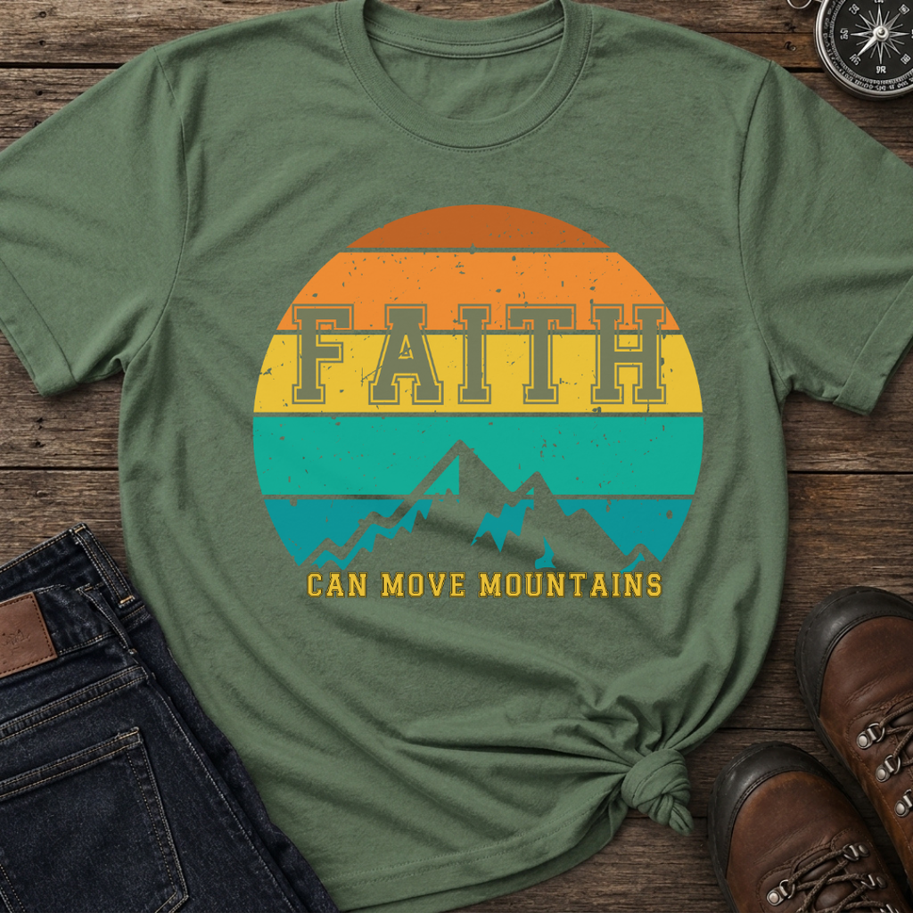 Faith Retro Sunset T-Shirt