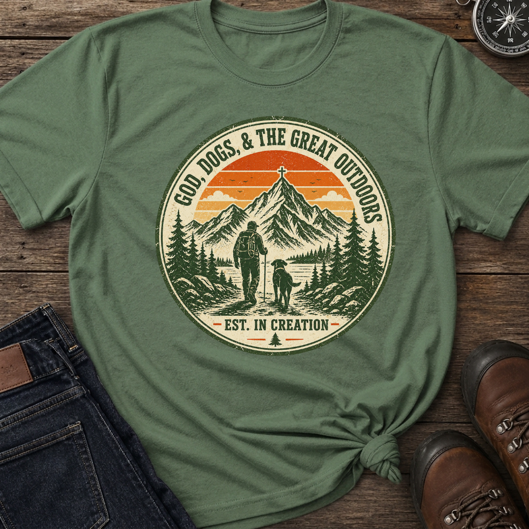 God Dogs Outdoors Badge T-Shirt
